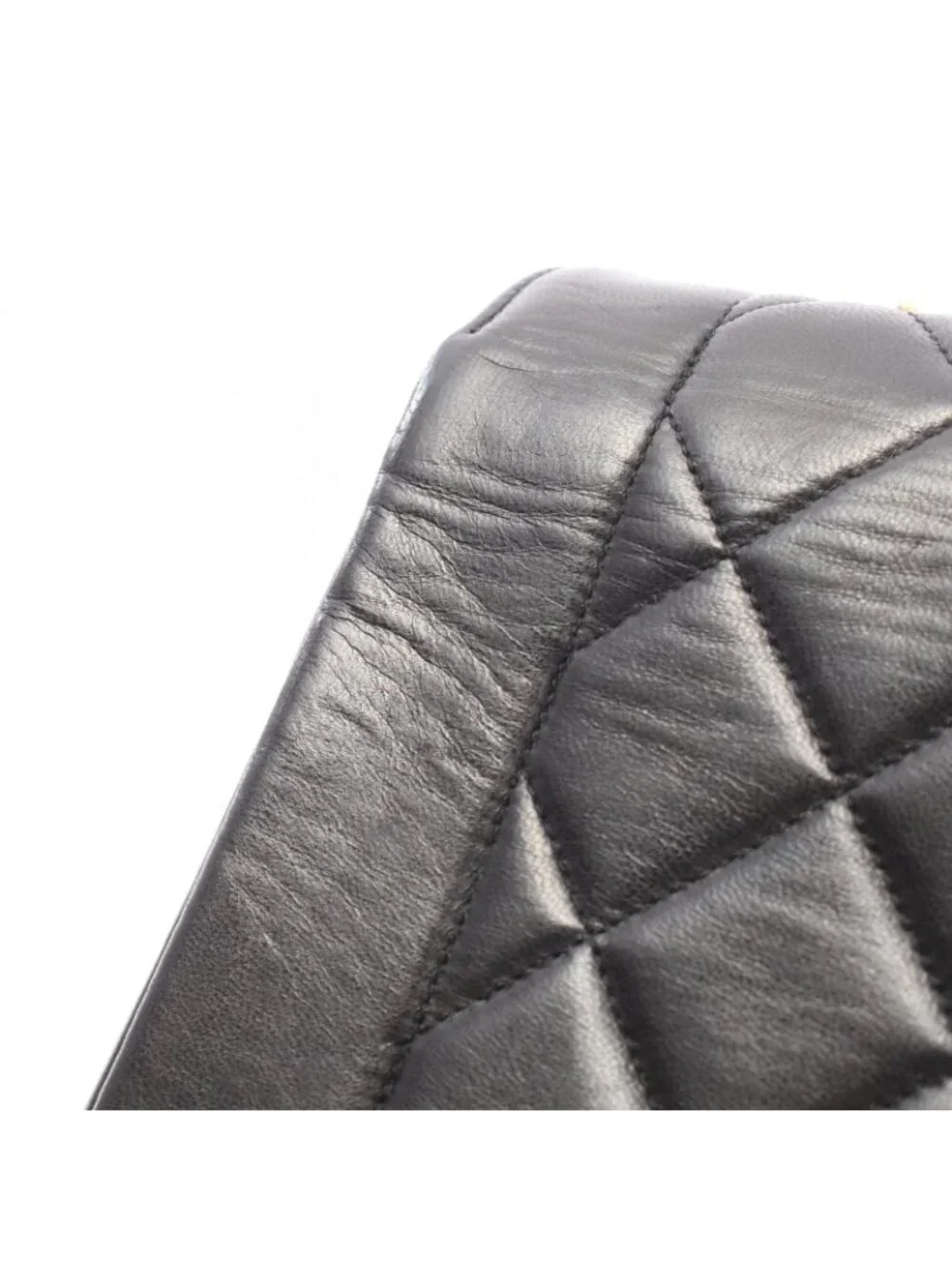 Chanel Shoulder Bag Quilted Diana Flap Black Lambskin Chain